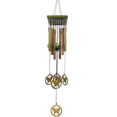 DUBMAG Wind Chime with Large Bell, Hanging Garden Ornament (Color: 1)