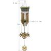 DUBMAG Wind Chime with Large Bell, Hanging Garden Ornament (Color: 1) view 2