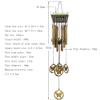 DUBMAG Wind Chime with Large Bell, Hanging Garden Ornament (Color: 1) view 3