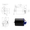Variable-Reduction Micro Gear Motor, 370 High-Speed 12V DC Motor, 5 mm Short Shaft view 3