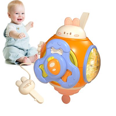 Lambo Hexahedron Toy, Interactive Preschool Learning Toy with Lanyard