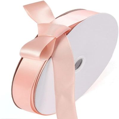 Polyester Satin Ribbon for Gift Wrapping, Hair Bows, Sewing and Crafts, Rose Red