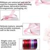 Polyester Satin Ribbon for Gift Wrapping, Hair Bows, Sewing and Crafts, Rose Red view 3