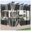 ZHUSHOU Transparent Waterproof Tarp, 1.4 x 4.2 m, Customizable view 1