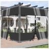 ZHJSHOU Transparent Patio Tarp with Eyelets, 2 x 4.2 m, Pavilion Rain Protection view 1