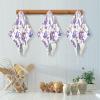 Mnsruu Lavender-on-White Microfiber Swedish Dishcloths, 6-Pack view 2