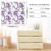 Mnsruu Lavender-on-White Microfiber Swedish Dishcloths, 6-Pack view 4