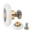2-Piece Shower Door Rollers for Sliding Glass Doors, Single Wheel, 25 mm view 1