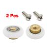 2-Piece Shower Door Rollers for Sliding Glass Doors, Single Wheel, 25 mm view 4