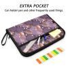 Holographic Expanding File Folder, 13 Pockets, A4, Purple view 2