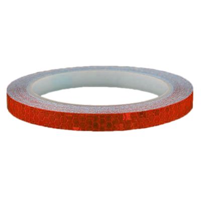 Kisangel 8 m Reflective Bicycle Stickers, Red Self-Adhesive Fluorescent Tape