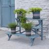 HJXGQJM 3-Tier Solid Wood Plant Stand, 80 x 60 cm view 4