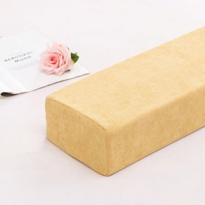 DEVINK Bed Gap Filler Pillow for Headboard, Soft Mattress Wedge, Yellow, 60 x 8 x 8 in