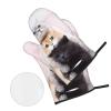 Cat Oven Mitts and Pot Holders, Heat-Resistant, Non-Slip, 4-Piece Set view 2
