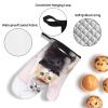 Cat Oven Mitts and Pot Holders, Heat-Resistant, Non-Slip, 4-Piece Set view 4