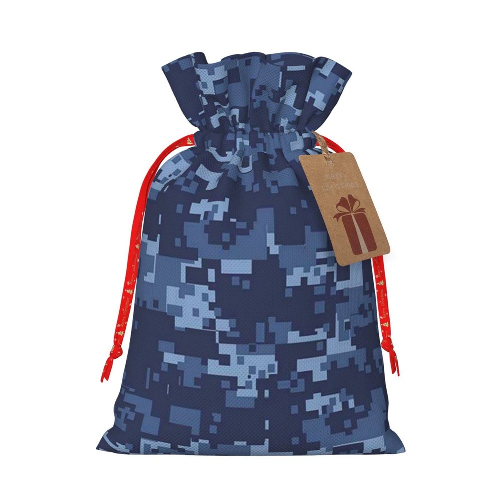 LAMAME Camo-Print Christmas Gift Bags