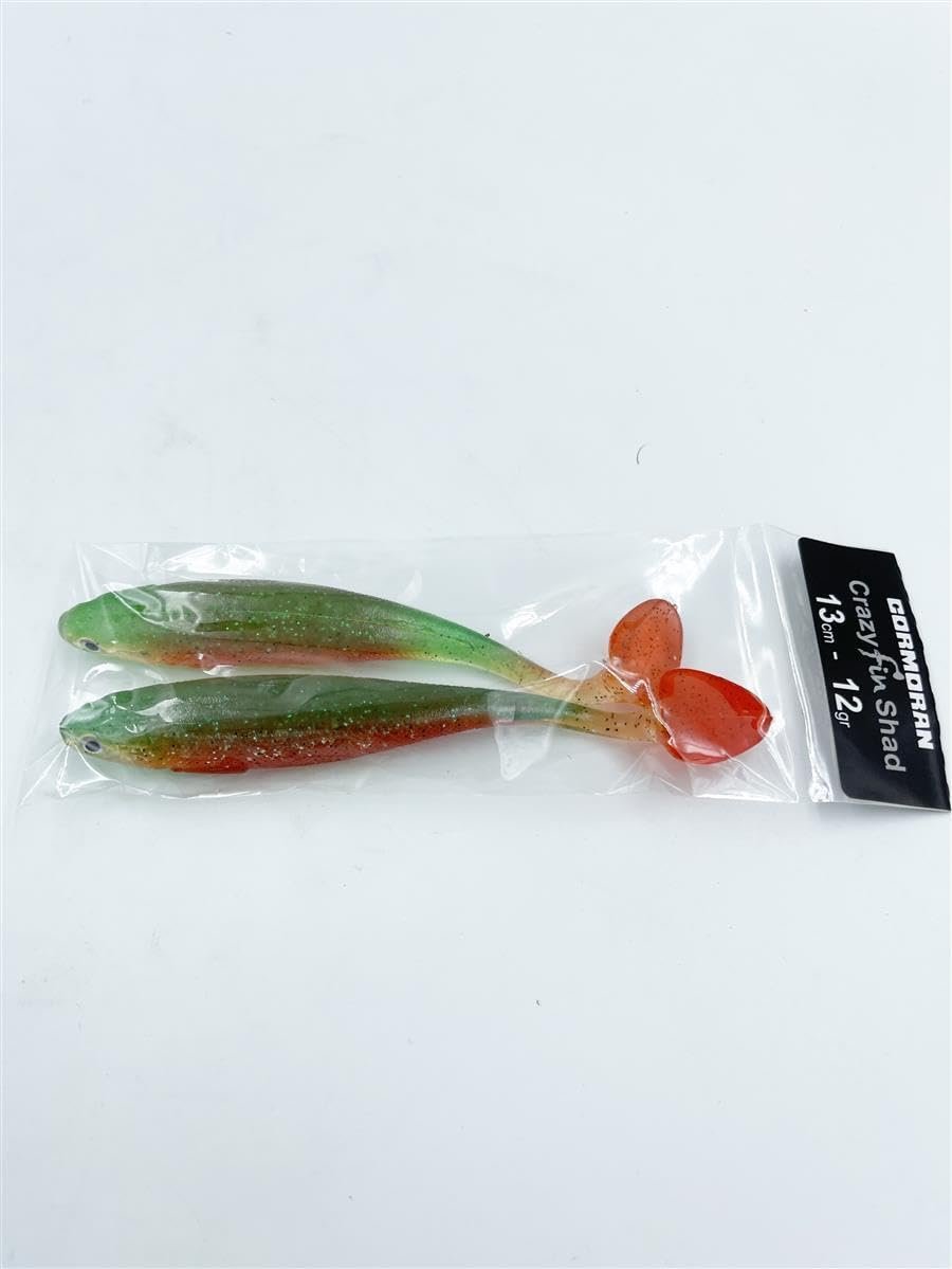 Cormoran Bulk Crazy Fin Shad Soft Lures 13 cm GT, 36 pcs