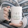 Christian Coffee Mug with Bible Verse, 1 Corinthians 13 view 3