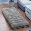 qing yun 8 cm Thick Velvet Bench Cushion, 2/3-Seater, 100/120 cm, Cotton Plush Long Bench Seat Pad, 60 × 40 cm, Purple view 4