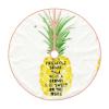 Be a Pineapple Christmas Tree Skirt, Linen-Look Tree Skirt for Holiday Party Home Decor view 1