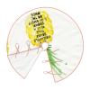 Be a Pineapple Christmas Tree Skirt, Linen-Look Tree Skirt for Holiday Party Home Decor view 3