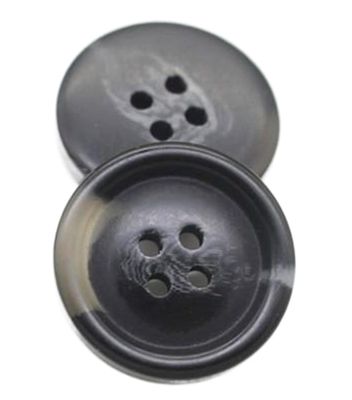 Black-Brown Coat Buttons, Decorative Sewing Accessory, Color 6, 17 mm, 10 Count