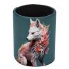 Floral Dog Pen Holder, White Pencil Case for Desk, Office and School view 1