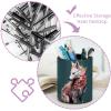 Floral Dog Pen Holder, White Pencil Case for Desk, Office and School view 4