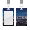 Los Angeles Skyline Retractable ID Badge Holder with Lanyard view 1