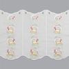 Plauener Spitze Café Curtain, Bell Band, 64 x 55 cm, Red view 3