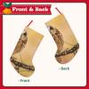 ROOZEE Christmas Stocking, Owl Standing on Tree, 45.7 cm, Festive Decor and Gift Bag view 2