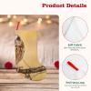 ROOZEE Christmas Stocking, Owl Standing on Tree, 45.7 cm, Festive Decor and Gift Bag view 4
