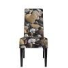 VhoMes Chair Covers with Heart Stone Print, Stretch Covers for Dining Room, Kitchen & Hotel view 2