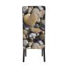 VhoMes Chair Covers with Heart Stone Print, Stretch Covers for Dining Room, Kitchen & Hotel view 3