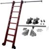 RAtsch Rolling Ladder Hardware Kit, 3.3–20 ft, Black Steel view 1