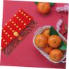 ABOOFAN Traditional Red Fabric Envelope for Spring Festival Lucky Money, with Chinese Patterns for New Year and Special Occasions view 2