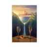 The World in A Wine Glass by Salvador Dal, Poster, Decorative Artwork, Canvas Wall Art, Living Room, Bedroom, 20 x 30 cm view 1