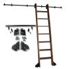 Sliding Ladder Hardware Kit with Round-Tube Track and Floor Roller view 1