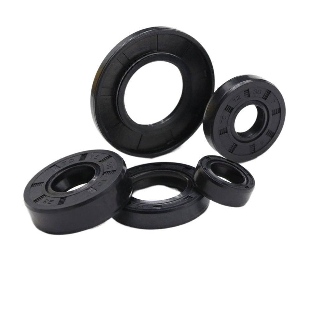 Lip Seal, 10 mm ID, NBR Nitrile Rubber, TC-10, 10 × 19 × 5 mm, 2 pcs