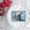 Polar Bear Snowflake Ornaments, Hanging Christmas Décor view 1
