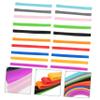 NUOBESTY 40-Piece Reusable Silicone Bands, Washable Elastic Bands in Assorted Colors view 2