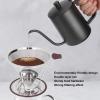 UPQRSG Pour-Over Coffee Dripper, 304 Stainless Steel, Double-Layer Filter, Reusable, with Holder for 16 Cups view 2