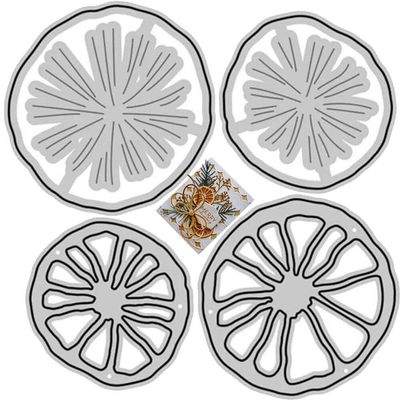 Bemvp Metal Cutting Dies – Lemon and Orange Motifs for Card Making and Scrapbooking