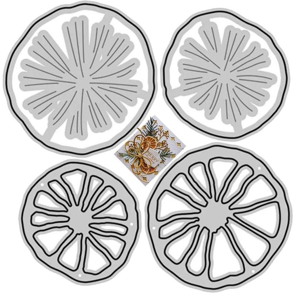 Bemvp Metal Cutting Dies – Lemon and Orange Motifs for Card Making and Scrapbooking