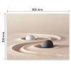 SMTDeco Stove Cover 40 × 30 cm, Tempered ESG Glass, Scratch-Resistant & Non-Slip, Sand Stone Beige view 2
