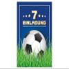 10 Football Invitations for a 7th Birthday, with Envelopes, Bags, Stickers, Notepads and Games view 3