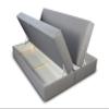 Sofnet Base Box Spring Bed with 2 Storage Compartments, Bonell Mattress and Topper, Pink Inari 52, 55 x 79 in view 3