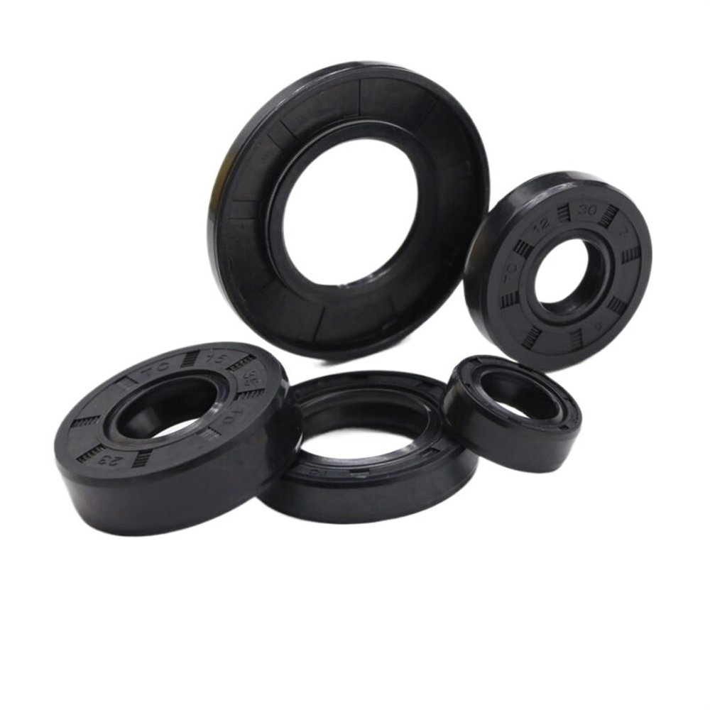 TC-28 Nitrile Rubber Double-Lip Shaft Seal, 28 × 37 × 4 mm