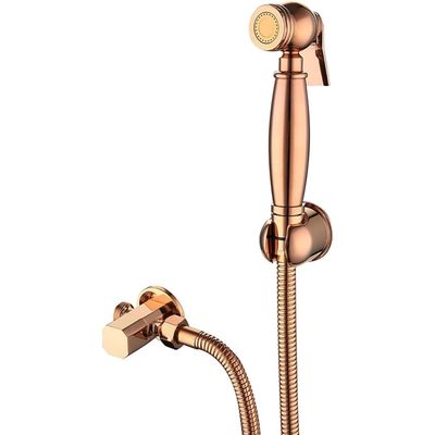 ATLION Rose Gold Brass Handheld Bidet Sprayer Set with 1.5 m Stainless Steel Hose