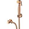 ATLION Rose Gold Brass Handheld Bidet Sprayer Set with 1.5 m Stainless Steel Hose view 1